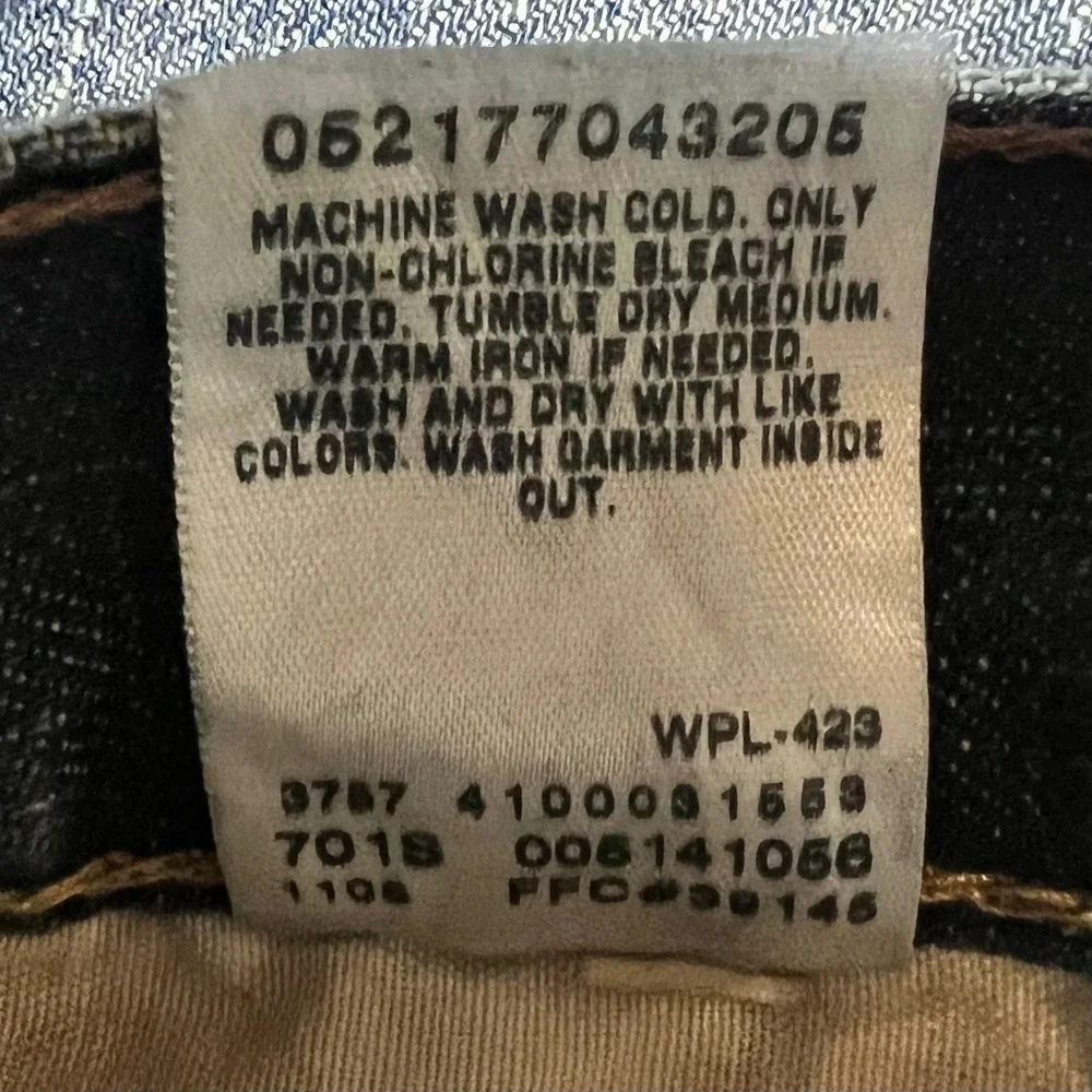 Levis 514 Slim Straight Mens Jeans Blue Medium Wash 29x32 100% Cotton Denim